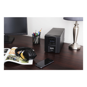 Источник бесперебойного питания APC Smart-UPS 750VA/500W, Line-Interactive, LCD, Out: 220-240V 6xC13, SmartSlot, USB, HS User Replaceable Bat, Black,