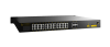 Коммутатор 2 уровня с 4 слотами 1000Base-X SFP , 24 портами 10/100/1000Base-T(X) PoE (разъем RJ45), два входа питания 220 В перем.