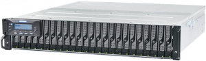 Infortrend EonStor DS 3000U 2U/24bay Dual controller 2x12Gb/s SAS, 8x1G iSCSI+4x host board, 2x4GB, 2x(PSU+FAN), 2x(SuperCap.+Flash),1xRackmount kit(E