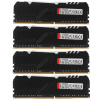 Kingston DRAM 64GB 3600MHz DDR4 CL18 DIMM (Kit of 4) FURY Beast RGB KF436C18BBAK4/64