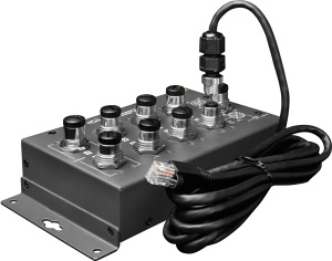 Коммутатор 8 x PoE 10/100BaseTX (разъем M12), PoE