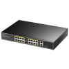 Коммутатор CUDY 16-Port 10/100M PoE+ Switch with 2 Gigabit Uplink and 1 SFP Port 200W 16-Port 10/100M PSE RJ-45 +2 Gigabit RJ- 45 +1SFP Port with 16 P