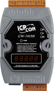 Преобразователь Modbus TCP Server/Modbus RTU Slave в CANopen Master