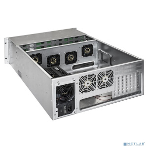 Exegate EX293582RUS Серверный корпус ExeGate Pro 4U660-HS24 <RM 19", высота 4U, глубина 660, БП 1100ADS, 24xHotSwap, USB>