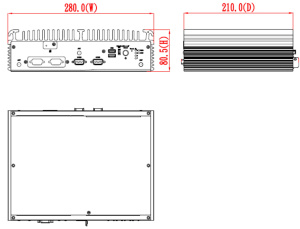 Промышленный Компьютер FRONT Balance A684 i7-10700/16GB/512GB/NoOS [FB-A684-0001]