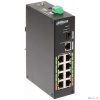 DAHUA DH-LR2110-8ET-120 8-портовый неуправляемый коммутатор с ePoE, уличное исполнение, 8xRJ45 1Gb ePoE, 1xRJ45 1Gb + 1xSFP 1Gb uplink, суммарно 120Вт