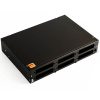 Бокс оптический Hyperline FO-19V-2U-6xSLT-W130H30-48UN-BK Бокс оптический универсальный 19" выдвижной, с полкой, от 8 до 48 портов (SC, duplex LC, ST,