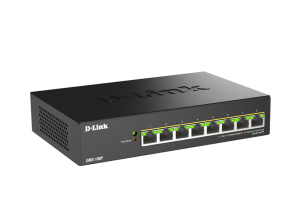 Коммутатор D-Link Коммутатор, 8x2.5GBase-T PoE 802.3bt 90 Вт, PoE-бюджет 230 Вт, корпус металл