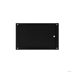 NTSS Шкаф настенный телекоммуникационный NTSS WS 6U 600х450х370мм, 2 профиля 19, дверь сплошная металл, боковые стенки съемные, разобранный, черный RA