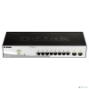 D-Link DGS-1210-10/F1A Настраиваемый L2 коммутатор с 8 портами 10/100/1000Base-T и 2 портами 1000Base-X SFP