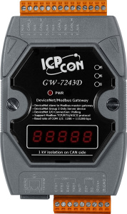 Преобразователь DeviceNet Slave в Modbus TCP/RTU/ASCII Master