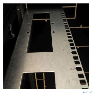 ЦМО Шкаф серверный напольный 42U (600 х 1000) дверь перфорированная, задние двойные перфорированные, цвет черный ШТК-М-42.6.10-48АА-9005