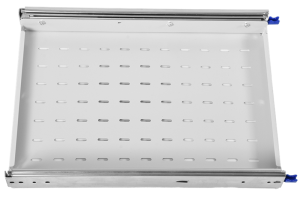 Полка ЦМО Полка усиленная с телескопическими направляющими грузоподъёмностью 150 кг глубина 620 мм