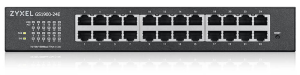 Коммутатор Smart L2 коммутатор Zyxel GS1900-24E, rack 19", 24xGE, настольный, бесшумный Коммутатор Smart L2 коммутатор Zyxel GS1900-24E, rack 19", 24xGE, настольный, бесшумный