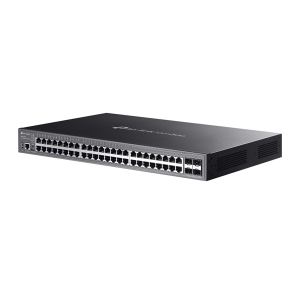 Коммутатор TP-Link SG5452XMPP, Omada 48-Port Gigabit Stackable Lite L3 Managed PoE++ Switch with 4? 10G Slots