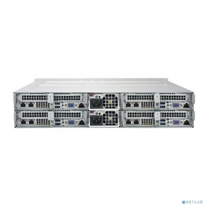 Supermicro SYS-6029TP-HTR Платформа системного блока 2U, 4 node: 2xLGA3647, 16xDDR4, 3x3.5» bays, SATA, SIOM, IPMI, 2x2200W