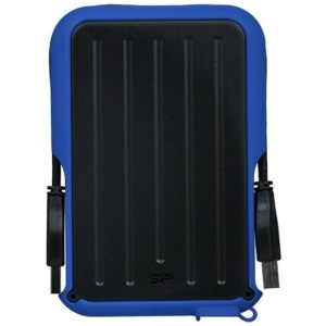 Жесткий диск SILICON POWER Portable HDD 2TB Armor A66 USB 3.2, синий, черный