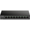 Коммутатор D-LINK Коммутатор/ DES-1009MP Unmanaged Switch 8x100Base-TX PoE, Surge 6KV, PoE Budget 117W, metal case