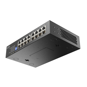 Коммутатор Коммутатор Zyxel GS1100-16S, 16xGE, rack 19", DIP-switch, бесшумный