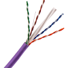 Кабель LANMASTER TWT UTP, 4 пары, Кат.6, нг(А)-LS, IEC 60332-3, 305 метров, фиолетовый Кабель LANMASTER TWT UTP, 4 пары, Кат.6, нг(А)-LS, IEC 60332-3, 305 метров, фиолетовый