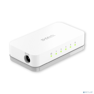 D-Link DES-1005C/B1A Неуправляемый коммутатор с 5 портами 10/100Base-TX