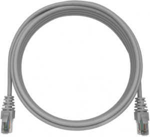 Патч-корд NTSS NTSS-PC-UTP-RJ45-5e-0.3-LSZH-GY NTSS-PC-UTP-RJ45-5E-0.3-LSZH UTP RJ-45 вил.-вилка RJ-45 кат.5E 0.3м серый LSZH (уп.:1шт) 26AWG