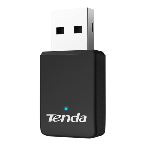 Адаптер беспроводной связи (Wi-Fi) Tenda U9 Двухдиапазонный Wi-Fi адаптер AC650 до 200 Мбит/с на 2.4 ГГц + до 433 Мбит/с на 5 ГГц, внутренняя антенна,