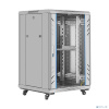 Exegate EX300401RUS Шкаф телекоммуникационный 19" напольный 18U ExeGate EC-FS-18U.600.600.G.GREY (19”, 18U, 600x600x987mm (ШхГхВ), передняя дверь зака