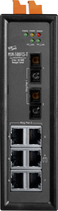 Управляемый коммутатор 6 x 10/100BaseTX, 2 x 100BaseFX, одномод, разъем SC, металлический корпус