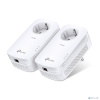TP-Link TL-PA8010P KIT AV1300 Комплект гигабитных адаптеров Powerline со встроенной розеткой