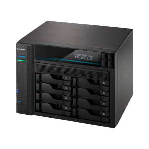 Платформа СХД ASUSTOR AS6508T 8 Bay (Max.16) 2xM.2 2x2.5GLAN 2x10GLAN 8GB (Max.64GB) DDR4 2xUSB (831210)