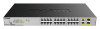 Коммутатор D-Link Неуправляемый PoE-коммутатор, 24x1000Base-T PoE, 2xCombo 1000Base-T/SFP, PoE-бюджет 370 Вт, корпус металл
