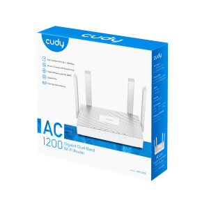 Маршрутизатор CUDY Маршрутизатор/ AC1200 Gigabit Dual Band Wi-Fi Router, Chipset MediaTek, 3x 10/100/1000Mbps RJ45 Ports, 4 x 5dBi fixed antennas, WiFi router/AP/ Маршрутизатор CUDY Маршрутизатор/ AC1200 Gigabit Dual Band Wi-Fi Router, Chipset MediaTek, 3x 10/100/1000Mbps RJ45 Ports, 4 x 5dBi fixed antennas, WiFi router/AP/