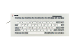 Силиконовая клавиатура FRONT Key 305 c металлической встраиваемой панелью. Пылевлагозащита IP65. Белая подсветка клавиш. Полный аналог клавиатур TKG-0