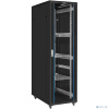 Exegate EX300278RUS Шкаф телекоммуникационный 19" напольный 42U ExeGate EC-FS-42U.600.1000.G.V.BLACK (19”, 42U, 600x1000x2054mm (ШхГхВ), передняя двер