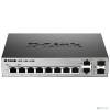 D-Link DGS-1100-10/ME/A2A Управляемый L2 коммутатор с 8 портами 10/100/1000Base-T и 2 комбо-портами 100/1000Base-T/SFP