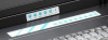 Консоль для стойки 19" SMK580-17PBRU, высота 1U, чёрный цвет, 8 портовых KVM переключателей