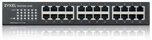 Коммутатор Коммутатор Zyxel GS1100-24E, 24xGE, rack 19", бесшумный