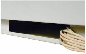 Шкаф серверный ЦМО (ШТК-М-42.6.10-3ААА) напольный 42U 600x1000мм пер.дв.металл задн.дв.стал.лист 2 бок.пан. направл.под закл.гайки 1010кг серый 855мм