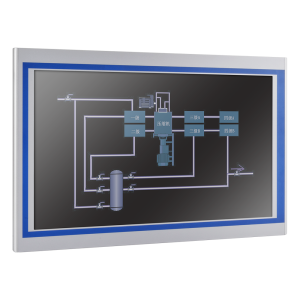 Промышленный монитор Nodka PANEL5000-A2152-TU с резистивным сенсорным экраном. Дисплей 21,5", пылевлагозащита передней панели IP65, металлический корп