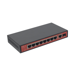 Коммутатор Wi-Tek WI-PCES308GF настраиваемый PoE 60Вт, порты 8 PoE GE + 1 GE + 1 SFP, Easy Smart