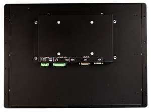 Промышленный монитор серии DNA-19. Дисплей 19", 1280 х 1024 с яркостью 450 кд/м2. Лицевая панель из алюминия толщиной 10мм. Фланцевое крепление в пане