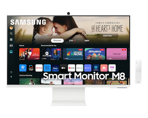 Samsung 32" Smart monitor M8 S32DM801UI VA 16:9 3840x2160x60Hz 4ms 400cd 3000:1 178/178 1млрд HDMI USB-C(65W) 2*USB 2.0 Spk10W Tizen HDR10+ sRGB 99% T