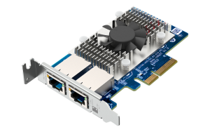 Сетевая карта QNAP Expansion Card QXG-10G2T PCIe Gen3x4 2x10GbE(BASE-T)