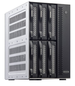 Система хранения данных TerraMaster D6-320 DAS tower/JBOD,Single Disk/up to 6 SATA(3,5' or 2,5')/1xUSB3.2 Type-C gen2/1xPS/1YW