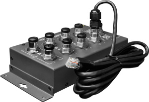 Коммутатор 8 x PoE 10/100BaseTX (разъем M12), PoE
