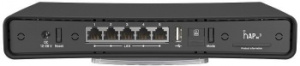 Роутер беспроводной MikroTik hAP ac3 LTE6 kit (RBD53GR-5HACD2HND&R11E-LTE6) AC1200 10/100/1000BASE-TX/4G cat.6 черный
