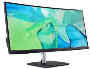 34'' ACER Vero CB343CURbemiiphuzx, ZeroFrame,Curved 3800R Black,21:9,IPS,3440x1440,4ms,300cd,60Hz,2xHDMI(2.0)+1xDP(1.2)+1xType-C(90W)+Audio out+USB3.2