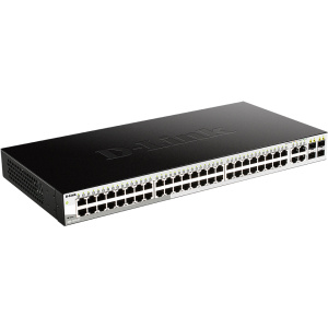 Коммутатор D-LINK Коммутатор/ DGS-1210-52/FL Managed L2 Switch 48x1000Base-T, 4xCombo 1000Base-T/SFP, Surge 6KV, CLI