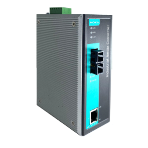 Медиаконвертер Ethernet 10/100BaseTX в 100BaseFX (одномодовое оптоволокно) в металлическом корпусе<br><br><b>Причина уценки: </b>Преобразователь полно